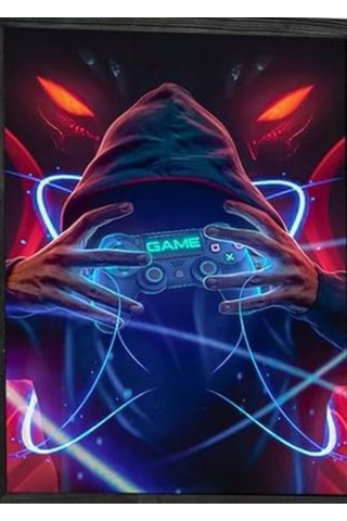 Gamer Oyuncu Odası Özel Kanvas Tablo Ölçü Seçmeyi Unutmayınız.