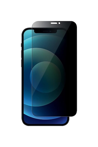 Apple Uyumlu   iPhone 12 Mini Privacy Gizli Hayalet Tempered Cam Ekran Koruyucu Rz (499824891)