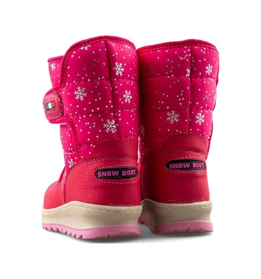 80 Çocuk Okul Öncesi İçi Tüylü Kar Botu Fuşya
