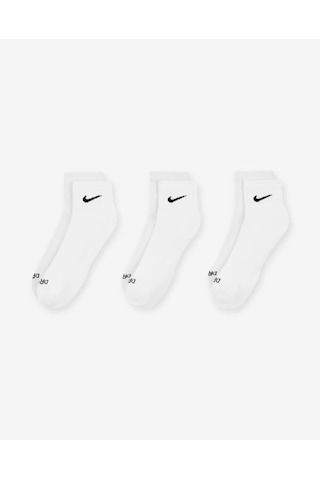 Nike Everyday Plus Destekli Antrenman Bilek Çorapları 3 Çift Beyaz Sx6890-100