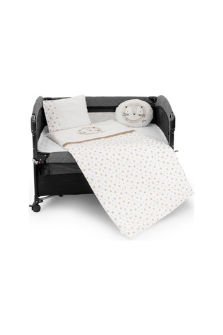 Wellgro Park Yatak Ve Beşik Uyku Seti - 6 Parça, Bej