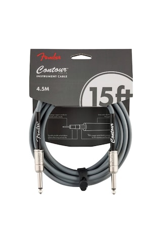 Fender Contour Serisi 4,5 Mt. Gitar Kablosu Inca Silver Enstrüman Kablosu