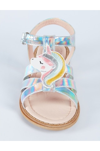 Denokids Unicorn Kız Çocuk Sandalet Çok Renkli