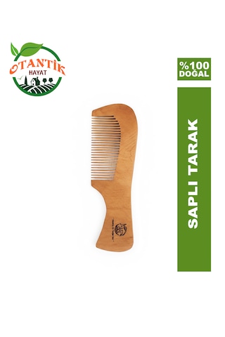 Otantik Hayat Ahşap Saplı Tarak 14 x 5
