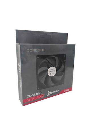 Concord C 891 12Cm Kasa Fanı 7 Kanatlı 4 Pin