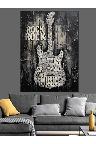 Ahşap Tablo Punk Rock Müzik Sözleri