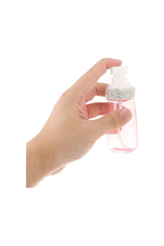 Homyl Sıvı Kabı 60ml Şık Küçük Seyahat Taşınabilir Doldurulabilir Pembe