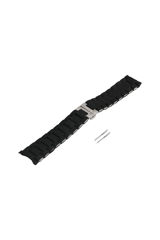 Emporio Armani Ar5868 Siyah Silikon Kaplama Saat Kordonu