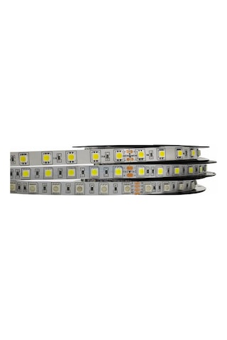 24 Volt 5050 Şerit Led Sarı Amber Ip65 5 Metre