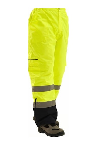 Proline 300d Oxford Cift Renkli Reflektörlü Pantolon Sarı