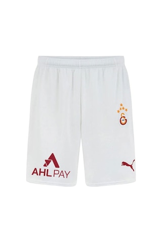 Gsstore Galatasaray Lisanslı 24/2025 A Takım 5 Yıldızlı Beyaz Şort Beyaz