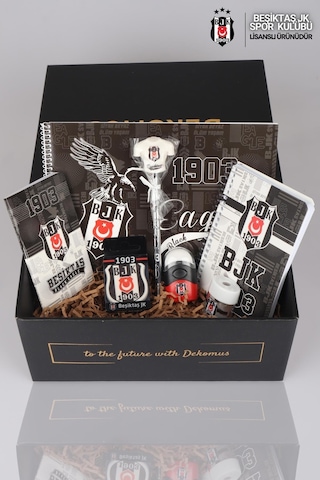 Dekomus İle Özel Kutulu Yeni Sezon Lisanslı Beşiktaş Full Kırtasiye Seti