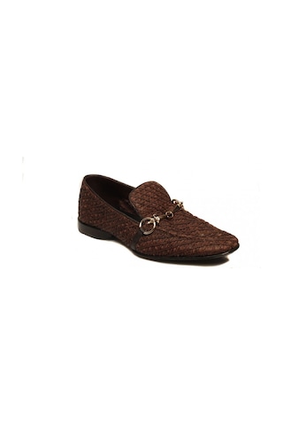 Cesare Paciotti 51341ıtcv Kahve Ustü Kümaş İçi Deri Loafer Erkek Ayakkabı Kahverengi