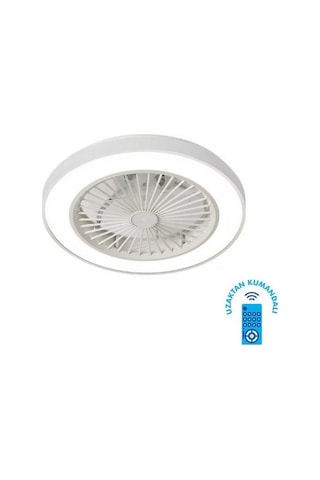 Kendal Kcf298 Modern Tavan Vanti 15w 19"ledli Modern Vantilatör - Beyaz