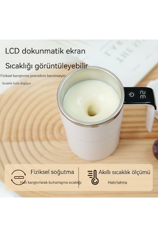 Airron Eternal Luck Akıllı Sıcaklık Elektrikli Manyetik Otomatik Karıştırma Kabı