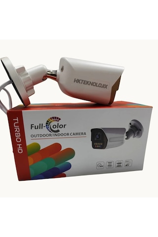 Hkteknolojix Gkt-ıp808 5 Mp Full-color 3.6mm Poe Sesli Bullet Ip Kamera Metal Kasa