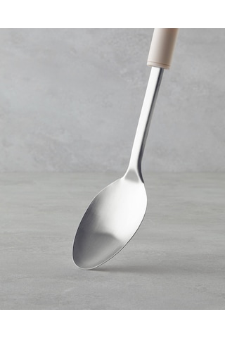 English Home Maisy Paslanmaz Çelik Servis Kaşığı Servis Gereci 31,9 Cm Krem Krem