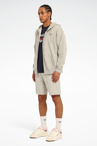 Reebok New Id Reg Fz Gri Erkek Eşofman Üstü Gri-kırmızı
