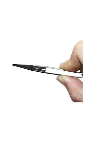 Gözlem, Montaj Çalışması Pincet Dik Açılı Sap Paslanmaz Çelik