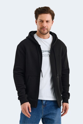 Slazenger Vonda 2 Li Set Erkek Sweatshırt Siyah - Koyu Gri