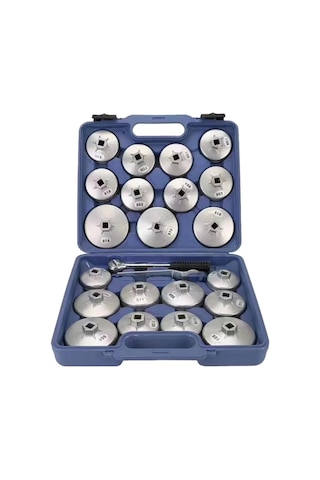 Nt Tools Ntkaset23 23 Parça 1/2" Alüminyum Filtre S/t Kapak Seti