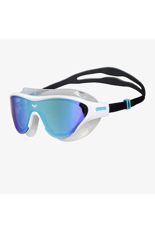 Arena The One Mask Unisex Aynalı Mavi Antrenman Gözlüğü - 004308 Mavi