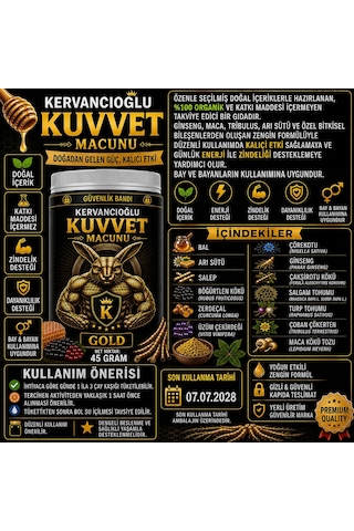 Bitkisel Kuvvet Atom Güç Ve Enerji Macunu & Performans Desteği 45 Gr X 2 Şişe