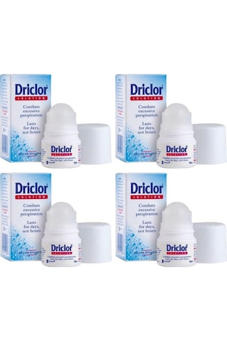 Driclor Solution Roll-On Deodorant 4 x 20 ML Driclor Solution Roll-On Deodorant 4 x 20 ML