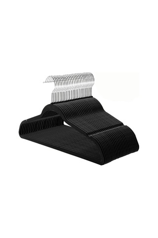 50'li Paket Kauçuk Ve Kaymayan Ekstra Güçlü Plastik Askılar Diğer