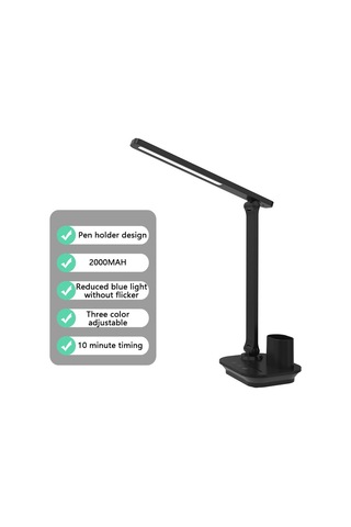 Cbtx Tb-87slı Pille Çalışan Katlanır Led Işık  Gece Lambası Kalem Tutuculu - Beyaz