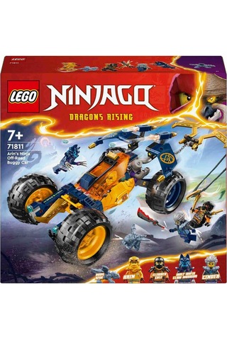LEGO® NINJAGO Arin’in Ninja Arazi Buggy Arabası 71811 7+ Yaratıcı Oyuncak Yapım Seti - 267 Parça