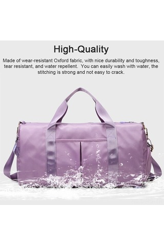 Luminousou Ve Spor Siyah Seyahat Islak Gym Dayanıklı Cep Çantası Çantası Bölmeli Ayakkabı & - Sc Siyah