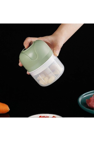 Mini Elektrikli Sarımsak Doğrayıcı Usb Kıyma Makinesi Sarımsak Ezme Makinesi Sağlam Dayanıklı Ezilmiş Zencefil Sebze Ezici Kitchenwareblue Siyah