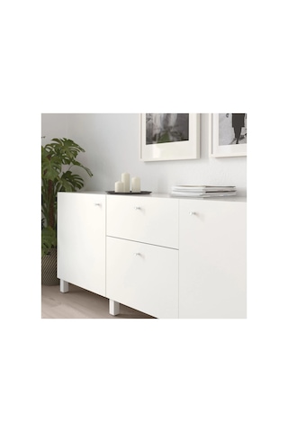 Ikea Gubbarp 2'li Mobilya Kulpu 21 Mm Beyaz