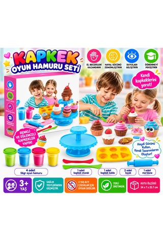 Storeşahin 03273 Kapkek Hamur Seti Shn0720 Çok Renkli