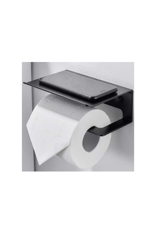 Buççin Online Mağaza Dekoratif Metal Banyo Wc Kağıt Rulo Peçetelik Tuvalet Banyo Peçete Askısı Metal Siyah Çok Renkli