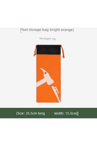 Novahub Kamp Çadırı Kurulum Kanvas Çantası - Yüksek Kaliteli Turuncu Kanvas Çanta Um44332-7 Yurt Dışından Turuncu Turuncu