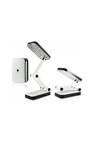 P-088 Sarjlı Robot Led Masa Lambası Açık Lacivert