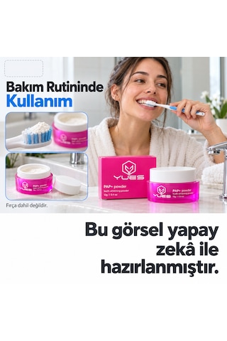 Yues Pap+ Diş Beyazlatıcı Toz Nane Aromalı 12 G Gs-004pn