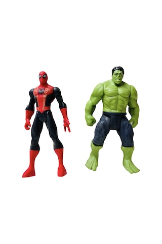 Avengers Işıklı Örümcek Adam Hulk ve Işıklı Hulk Maske Oyun Seti