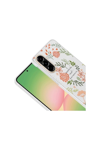 Samsung Galaxy Uyumlu A36 Kılıf Kamera Korumalı Desenli Zore Klip Kapak - Beautiful -