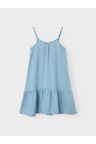 Name It Nkfmalia Kız Çocuk Elbise 13240271 Mavi