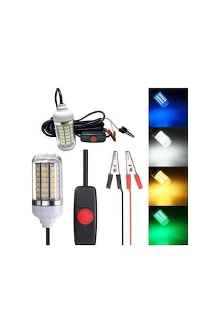 Maiyame 12v Yeşil Işık Led Balık Çeker Lambası - Ce Onaylı Ip68 Su Geçirmez Balık Toplama Aleti