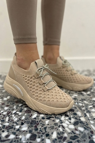 Jules Nude Triko Kadın Spor Ayakkabı Krem