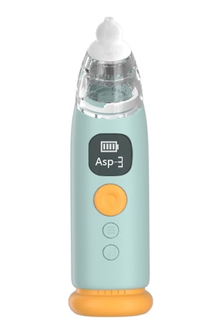 Yaozixa Yenidoğan Elektrikli Burun Temizleyici Bx002 - 3 Seviye Emme, Anti-geri Akış, Sakinleştirici Müzik Ve Işıklı - Yeşil Li-pil