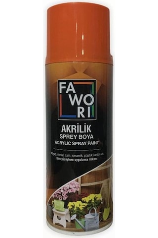 Fawori Akrilik Sprey Boya 400 ML.turuncu