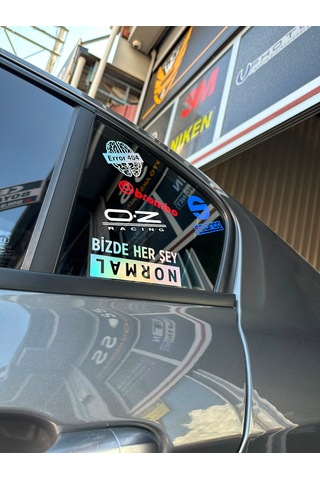 5 Li Oto Sticker Seti Error 0