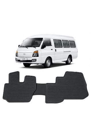 Hyundai H100 Oto Paspas Panelvan Minibüs Ticari Araca Özel Premium Tpe Kauçuk Paspas