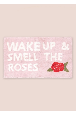 The Mia Wake Up And Smell The Roses Banyo Paspası 60x100cm Çok Renkli
