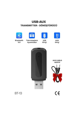 Bt-13 Bluetooth Usb/aux 3.5mm Kablosuz Stereo Ses Müzik Alıcısı Oto Bluetooth Araç Kiti Adaptör Bt-13 Bluetooth Usb/aux 3.5mm Kablosuz Stereo Ses Müzik Alıcısı Oto Bluetooth Araç Kiti Adaptör